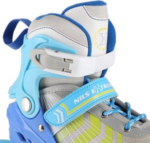 Rolki Nils Extreme NH18192 z wymienną płozą regulowane niebieskie r. 39-43 10
