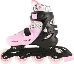 Rolki Nils Extreme NH18331 z wymienną płozą regulowane różowe r. 31-34 5