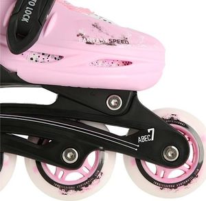 Rolki Nils Extreme NH18331 z wymienną płozą regulowane różowe r. 31-34 7