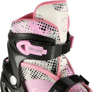 Rolki Nils Extreme NH18331 z wymienną płozą regulowane różowe r. 31-34 8