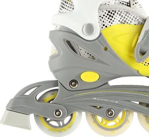 Rolki Nils Extreme NH18331 z wymienną płozą regulowane żółte r. 35-38 7