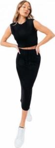 Justhype Sweat Midi Skirt Loungewear Set LABON008 Czarne 10 1