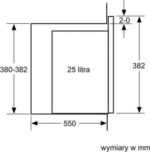 Kuchenka mikrofalowa Bosch BFL550MB0 6