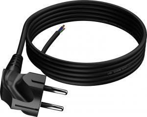 Plastrol Przewód przyłączeniowy 3×0,75mm² z wtyczką kątową Uni-schucko 3m (W-97158) 5