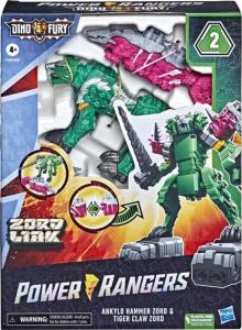 Figurka Hasbro  Power Rangers Dino Fury Zord Set - Ankylo Hammer i Tiger Claw  (F13995X0) 1