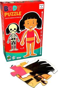 Barbo Toys Gigantyczne puzzle Moje ciało Dziewczynka 26el 1