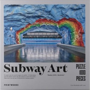 Printworks Puzzle 1000 Subway Art - Rainbow 1