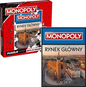 Winning Moves Puzzle 1000 Monopoly Square Kraków Rynek 1