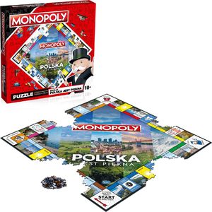 Winning Moves Puzzle 1000 Monopoly Board Polska jest piękna 1
