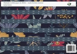 Szaron Naklejki indeksujące do Biblii - małe kwiaty 1