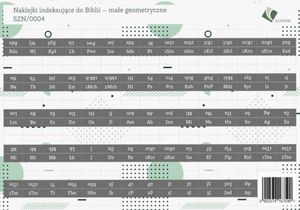 Szaron Naklejki indeksujące do Biblii - małe geometryczne 1