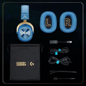 Słuchawki Logitech G Pro X League of Legends Niebieskie (981-001106) 5