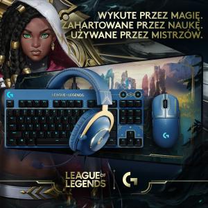 Słuchawki Logitech G Pro X League of Legends Niebieskie (981-001106) 6