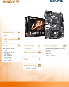 Komputer Netcom Core i3-10100F, 16 GB, Radeon RX 550, 240 GB SSD 500 GB HDD Windows 10 Home 11