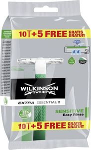 Wilkinson  WILKINSON EXTRA2 SENSITIVE 10+5 GRATIS MASZYNKA DO GOLENIA 1