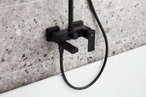 Zestaw prysznicowy KFA Logon 1-funkcyjna czarny (5136-915-81) 3