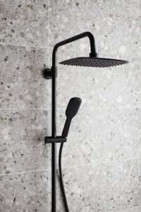 Zestaw prysznicowy KFA Logon 1-funkcyjna czarny (5136-915-81) 4