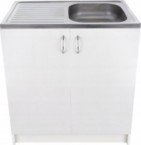 Deftrans 064-D-08036 DEFTRANS SZAFKA POD ZLEWOZMYWAK 80X60 2D0S DSM BIAŁA // DEF.064-D-08036 5