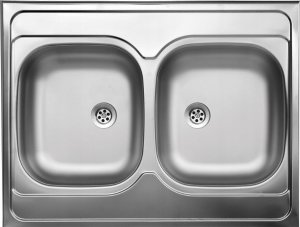 Deftrans 064-D-08036 DEFTRANS SZAFKA POD ZLEWOZMYWAK 80X60 2D0S DSM BIAŁA // DEF.064-D-08036 6