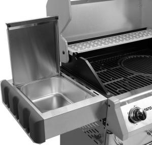 Yato YG-20014 Grill ogrodowy gazowy 14.5 kW 70 cm x 42 cm 8