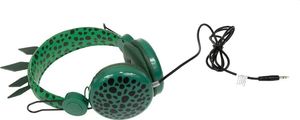 Słuchawki Pepco dziecięce z kolorowym motywem Zielony 2