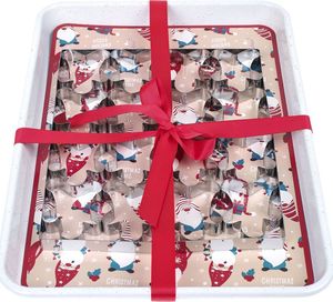 Pepco PEPCO Zestaw do pieczenia, blacha i wykrawacze do ciastek Biały 2