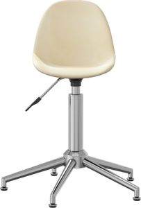Krzesło biurowe vidaXL Kremowe 3