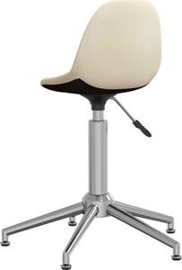 Krzesło biurowe vidaXL Kremowe 6