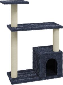 vidaXL Drapak dla kota z sizalowymi słupkami, ciemnoszary, 70 cm 2