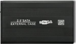 Kieszeń Qoltec Qoltec Obudowa/kieszeń aluminiowa do dysków HDD/SSD 2.5 SATA3 | USB 2.0| Czarny 2