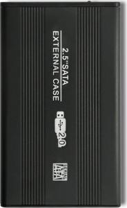 Kieszeń Qoltec Qoltec Obudowa/kieszeń aluminiowa do dysków HDD/SSD 2.5 SATA3 | USB 2.0| Czarny 3