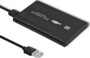 Kieszeń Qoltec Qoltec Obudowa/kieszeń aluminiowa do dysków HDD/SSD 2.5 SATA3 | USB 2.0| Czarny 4