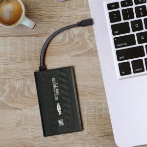 Kieszeń Qoltec Qoltec Obudowa/kieszeń aluminiowa do dysków HDD/SSD 2.5 SATA3 | USB 2.0| Czarny 5