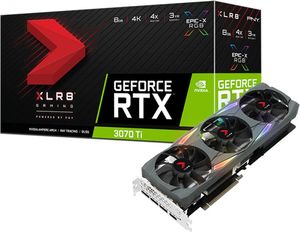 Karta graficzna PNY GeForce RTX 3070 Ti XLR8 Gaming Uprising Edition 8GB GDDR6X (VCG3070T8TFXMPB) 1