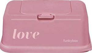 Funkybox Pojemnik na chusteczki, róż, love 1