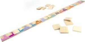 Milaniwood Drewniana gra edukacyjna Domino świat 5l+ MILANIWOOD 2