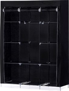 Homede WARDROBE/HOM/KURI/BLACK/168X130X45 1