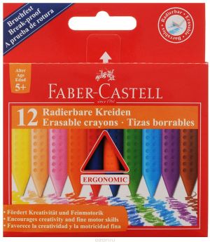 Faber-Castell Kredki Grip Trójkątne 12 Kolorów Faber-Castell (122520 FC) 1