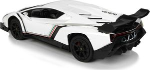 LeanToys Import LEANToys Auto Zdalnie Sterowane Lamborghini Veneno Biały 2,4 G Pilot Kierownica Dźwięk Światła 4
