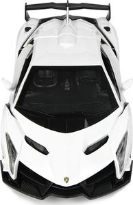 LeanToys Import LEANToys Auto Zdalnie Sterowane Lamborghini Veneno Biały 2,4 G Pilot Kierownica Dźwięk Światła 5