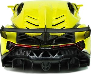 LeanToys Import LEANToys Auto Zdalnie Sterowane Lamborghini Veneno Żółte 2,4 G Pilot Kierownica Dźwięk Światła 4