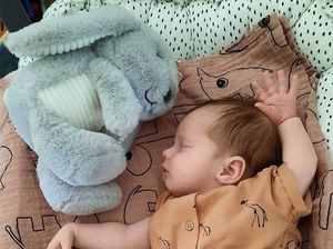 Flow Amsterdam Uspokajający króliczek Milo Popielaty 0m+ FLOW AMSTERDAM 10