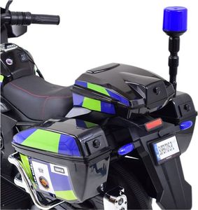 Import SUPER-TOYS MEGA MOTOR POLICYJNY NA AKUMULATOR, KOGUT, MEGAFON, MOC/BEJ8188 17