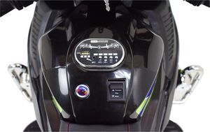 Import SUPER-TOYS MEGA MOTOR POLICYJNY NA AKUMULATOR, KOGUT, MEGAFON, MOC/BEJ8188 22