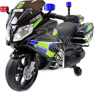 Import SUPER-TOYS MEGA MOTOR POLICYJNY NA AKUMULATOR, KOGUT, MEGAFON, MOC/BEJ8188 3