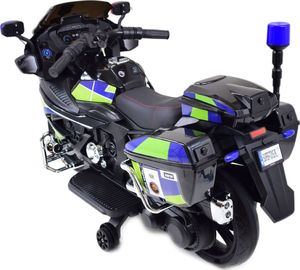 Import SUPER-TOYS MEGA MOTOR POLICYJNY NA AKUMULATOR, KOGUT, MEGAFON, MOC/BEJ8188 7