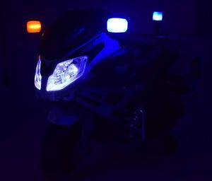 Import SUPER-TOYS MEGA MOTOR POLICYJNY NA AKUMULATOR, KOGUT, MEGAFON, MOC/BEJ8188 10