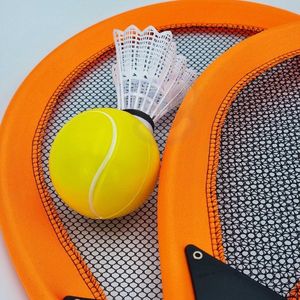 Woopie WOOPIE Duże Rakietki do Tenisa Badminton dla Dzieci Zestaw + Piłka Lotka 4