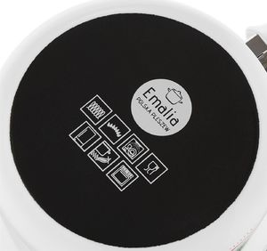 Emalia Pleszew Rondel emaliowany świąteczny Emalia Polska Pleszew Santa Love 16 cm 1,3 l 4