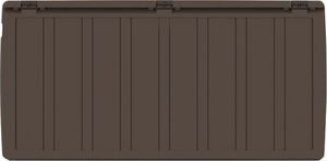 Skrzynia ogrodowa vidaXL 270 l Brąz 8